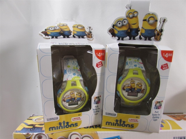 LARGE ASSORTMENT OF MINION TOYS ETC - GREAT FOR EASTER BASKETS