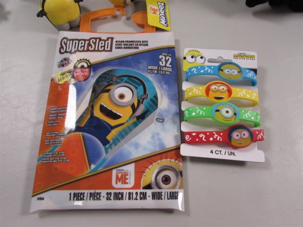 LARGE ASSORTMENT OF MINION TOYS ETC - GREAT FOR EASTER BASKETS