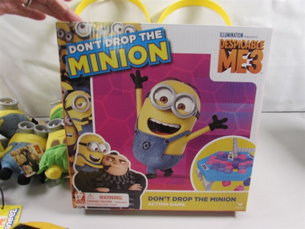 LARGE ASSORTMENT OF MINION TOYS ETC - GREAT FOR EASTER BASKETS