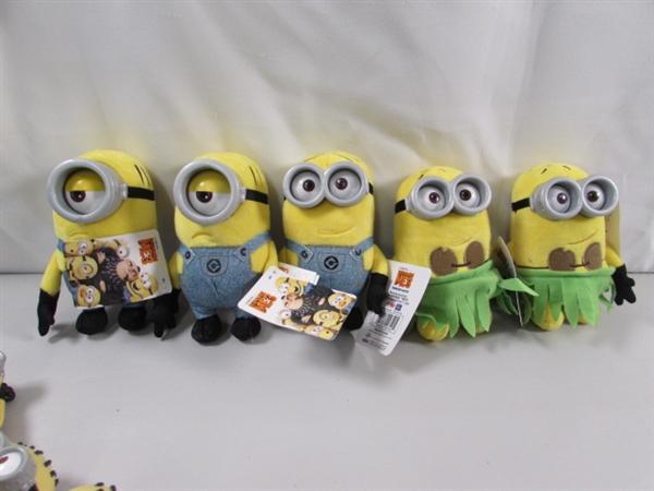 LARGE ASSORTMENT OF MINION TOYS ETC - GREAT FOR EASTER BASKETS