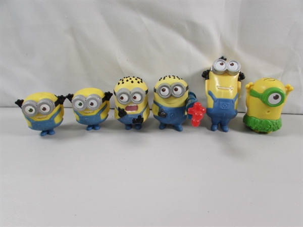 LARGE ASSORTMENT OF MINION TOYS ETC - GREAT FOR EASTER BASKETS