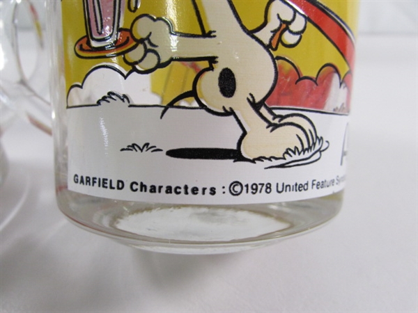 8 - VINTAGE 1978/80 GARFIELD MUGS