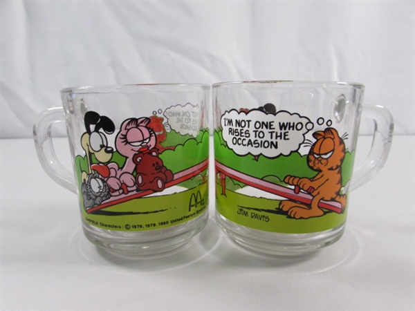 8 - VINTAGE 1978/80 GARFIELD MUGS