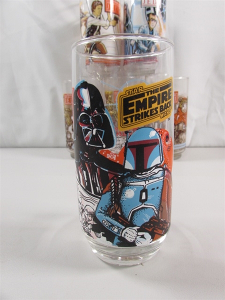 VINTAGE STAR WARS GLASSES & MODERN MUGS