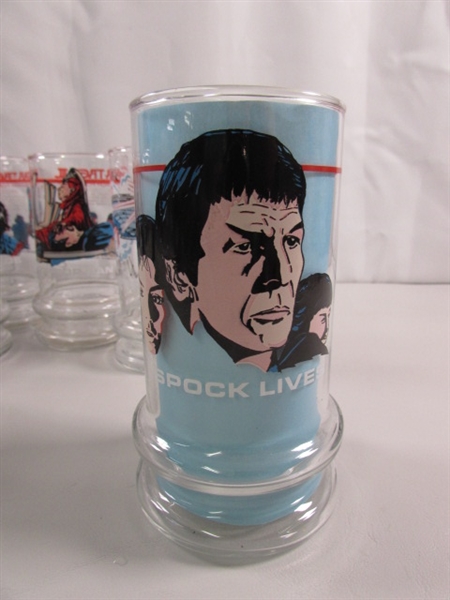 1984 STAR TREK DRINKING GLASSES