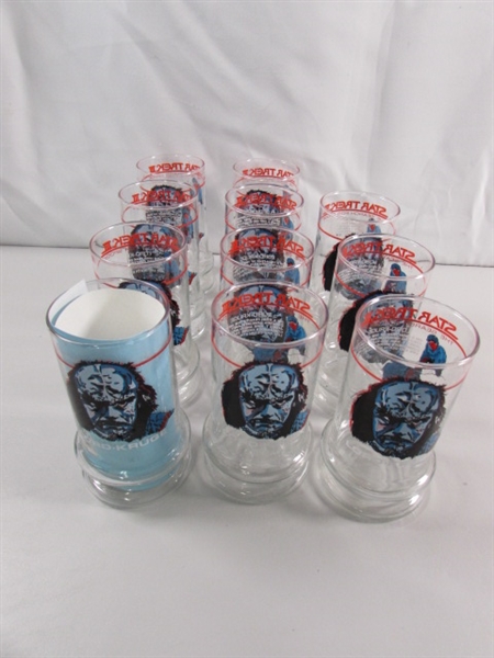 1984 STAR TREK DRINKING GLASSES