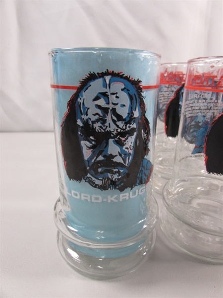 1984 STAR TREK DRINKING GLASSES