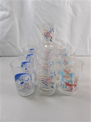 DISNEY WORLD 25TH ANNIVERSARY DRINKING GLASSES