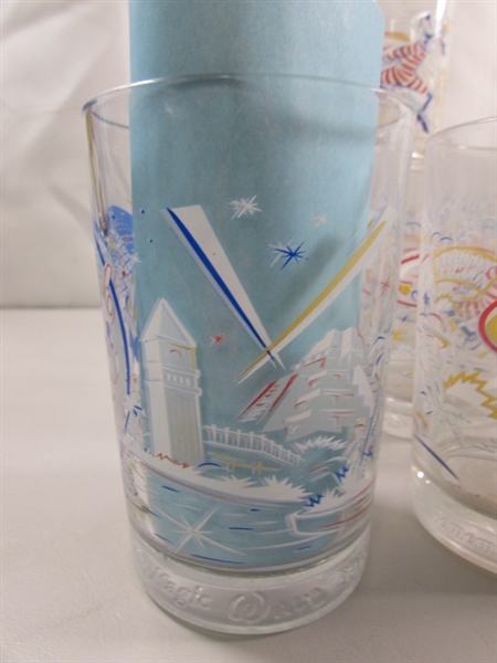 DISNEY WORLD 25TH ANNIVERSARY DRINKING GLASSES