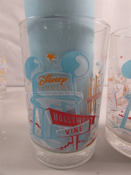 DISNEY WORLD 25TH ANNIVERSARY DRINKING GLASSES