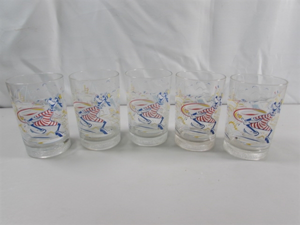 DISNEY WORLD 25TH ANNIVERSARY DRINKING GLASSES