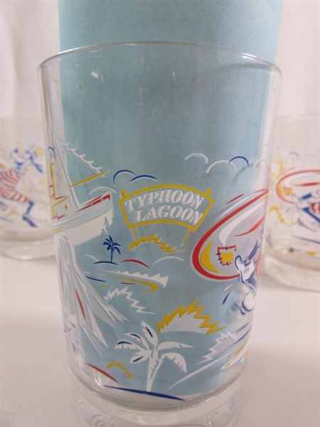 DISNEY WORLD 25TH ANNIVERSARY DRINKING GLASSES