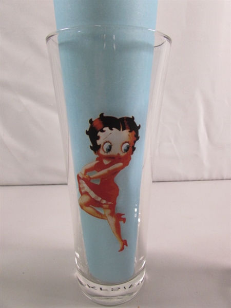 VINTAGE BETTY BOOP FLARED HI-BALL GLASSES