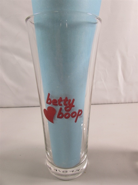 VINTAGE BETTY BOOP FLARED HI-BALL GLASSES