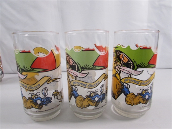 VINTAGE CHARACTER DRINKING GLASSES 1980'S