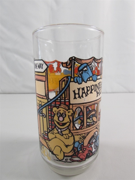 VINTAGE CHARACTER DRINKING GLASSES 1980'S