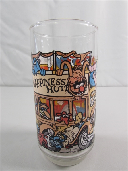 VINTAGE CHARACTER DRINKING GLASSES 1980'S