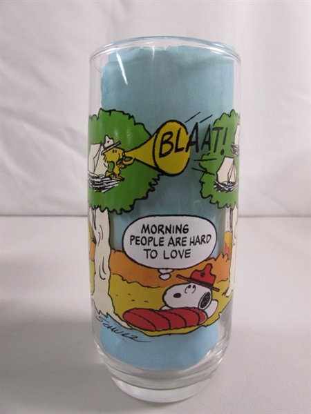 CAMP SNOOPY MCDONALDS DRINKING GLASSES