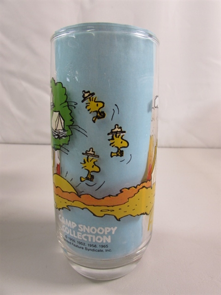 CAMP SNOOPY MCDONALDS DRINKING GLASSES