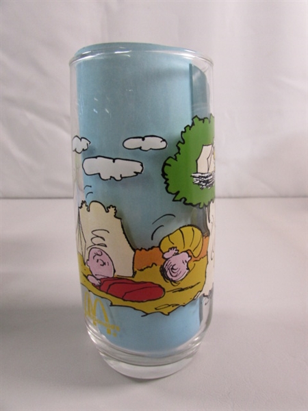 CAMP SNOOPY MCDONALDS DRINKING GLASSES