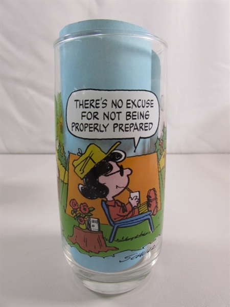 CAMP SNOOPY MCDONALDS DRINKING GLASSES