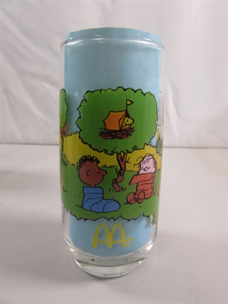 CAMP SNOOPY MCDONALDS DRINKING GLASSES