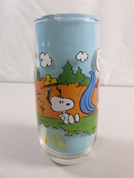 CAMP SNOOPY MCDONALDS DRINKING GLASSES