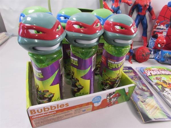 SPIDERMAN & TEENAGE MUTANT NINJA TURTLES TOYS