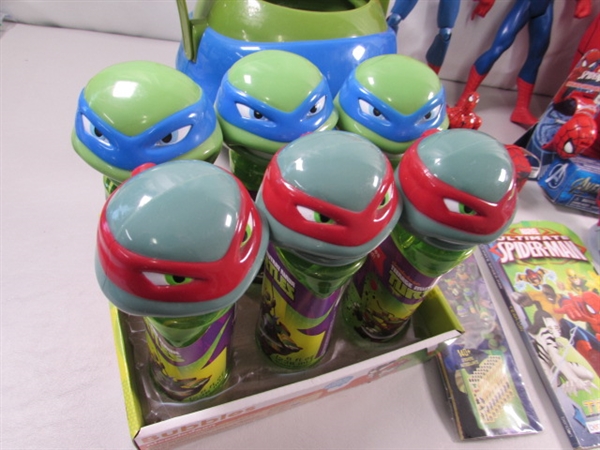 SPIDERMAN & TEENAGE MUTANT NINJA TURTLES TOYS