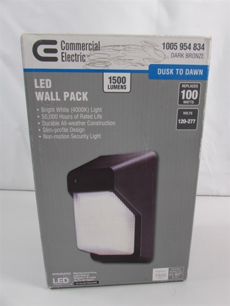 NEW LED WALL PACK LIGHT FIXTURE