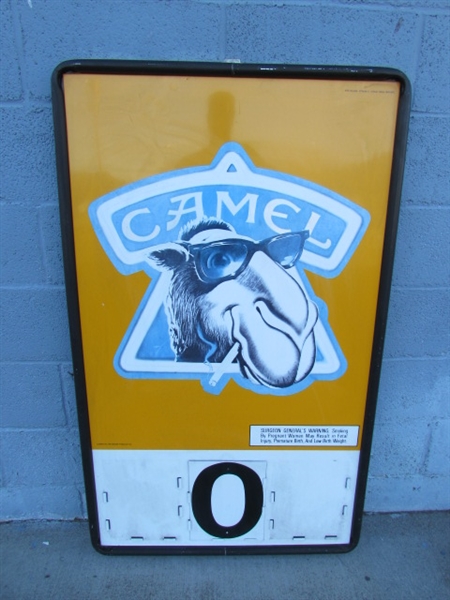 VINTAGE CAMEL ADVERTISING POLE SIGN