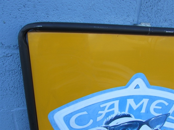 VINTAGE CAMEL ADVERTISING POLE SIGN