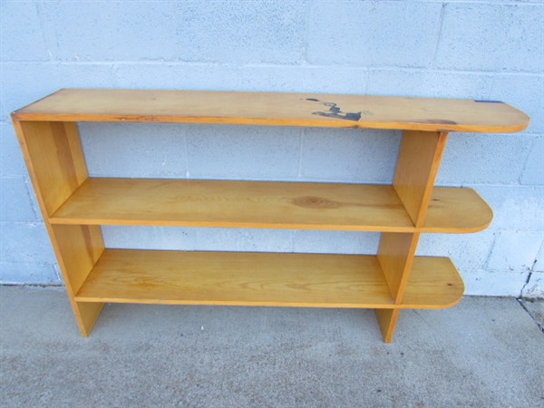 VINTAGE PINE SHELVING UNIT