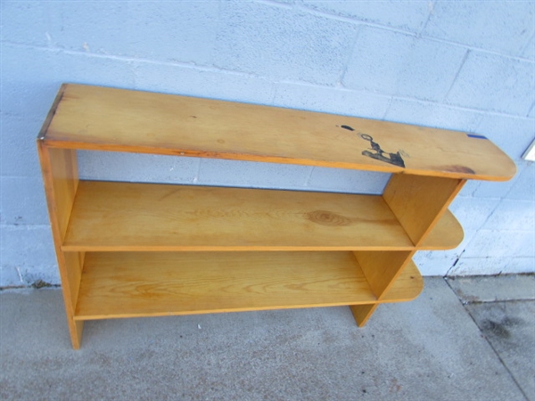 VINTAGE PINE SHELVING UNIT