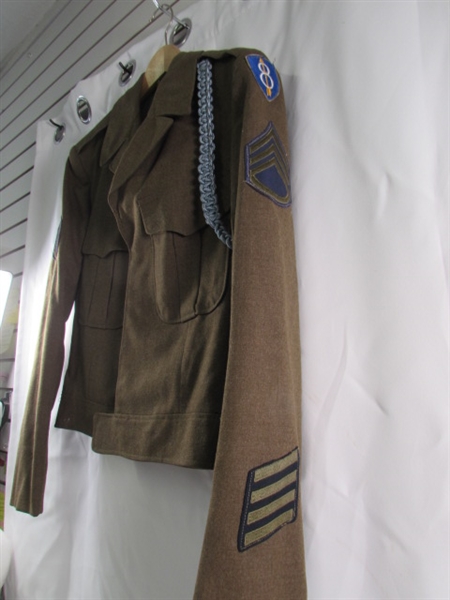 VINTAGE WWII ARMY 8TH DIV IKE JACKET & PANTS - WOOL
