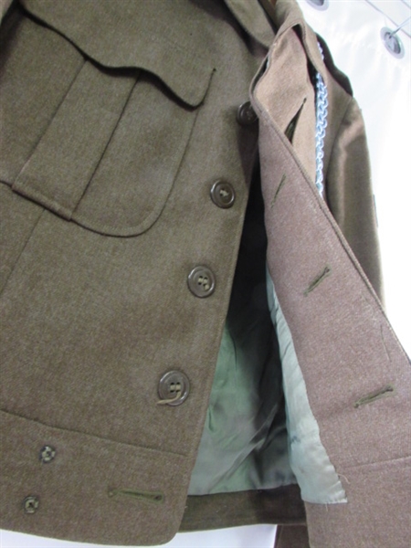 VINTAGE WWII ARMY 8TH DIV IKE JACKET & PANTS - WOOL