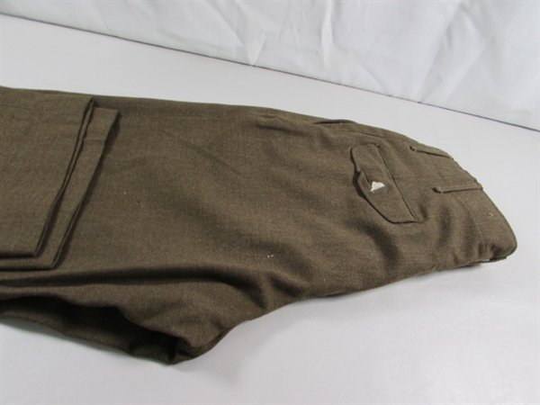 VINTAGE WWII ARMY 8TH DIV IKE JACKET & PANTS - WOOL