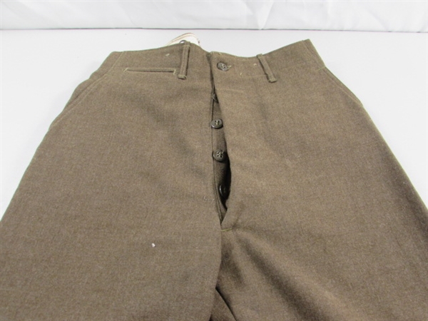 VINTAGE WWII ARMY 8TH DIV IKE JACKET & PANTS - WOOL