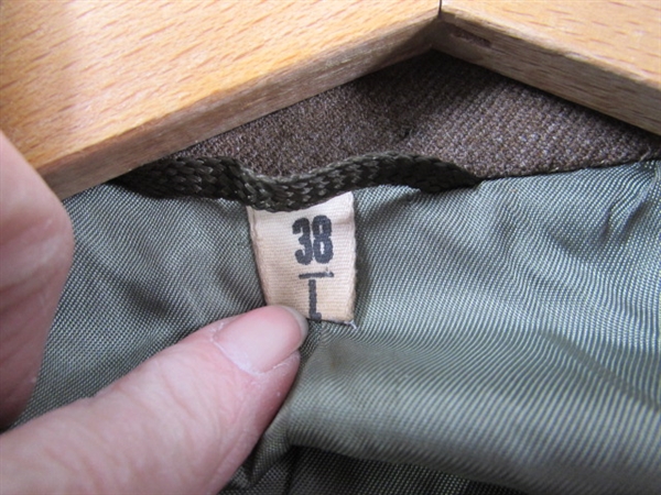 VINTAGE WWII ARMY 8TH DIV IKE JACKET & PANTS - WOOL