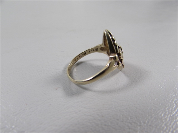 10 KT BLACK HILLS GOLD RING - SIZE 6.5