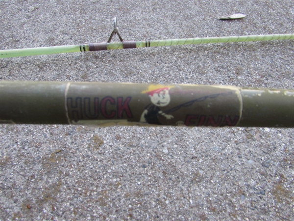 3 VINTAGE FISHING POLES