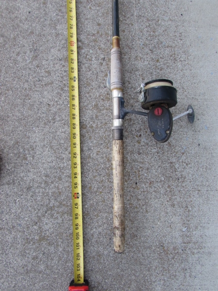 3 VINTAGE FISHING POLES