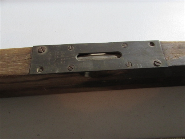6 VINTAGE WOOD LEVELS