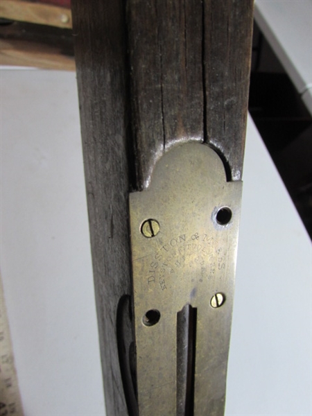 6 VINTAGE WOOD LEVELS
