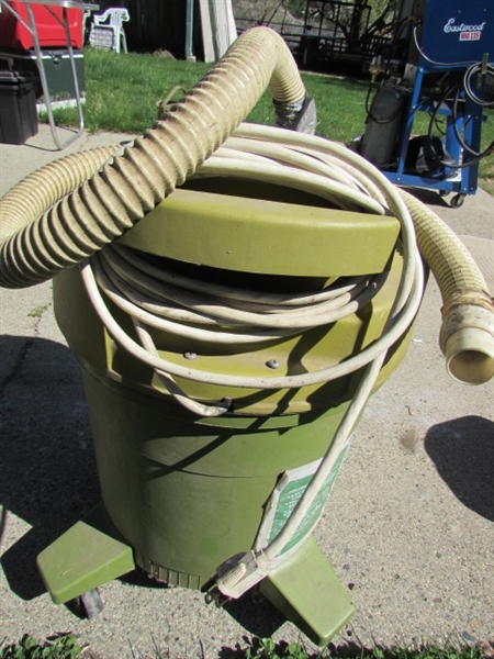 VINTAGE SHOP VACUUM W/FILTERS