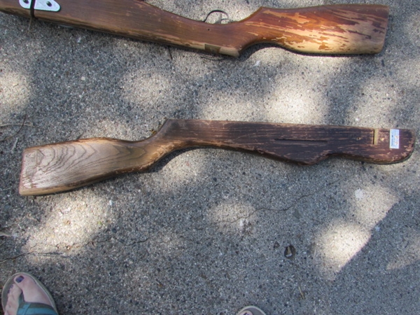 VINTAGE WHAM-O POWERMASTER WOODEN CROSSBOWS