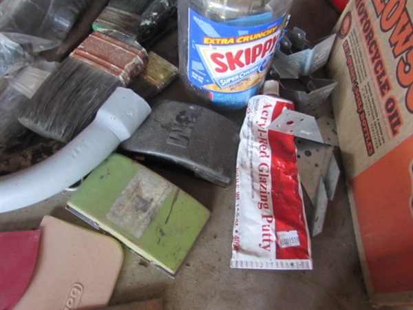 ASSORTMENT OF HOUSEHOLD MAINTENANCE SUPPLIES