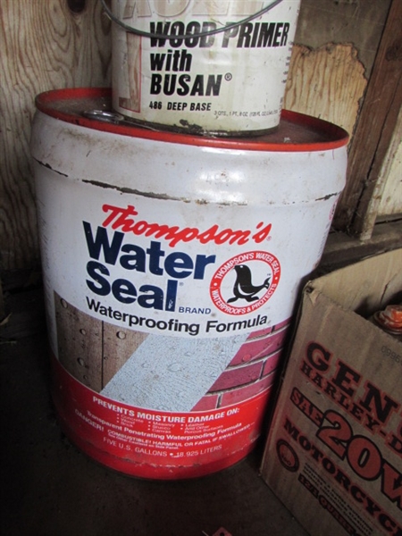 ASSORTMENT OF HOUSEHOLD MAINTENANCE SUPPLIES