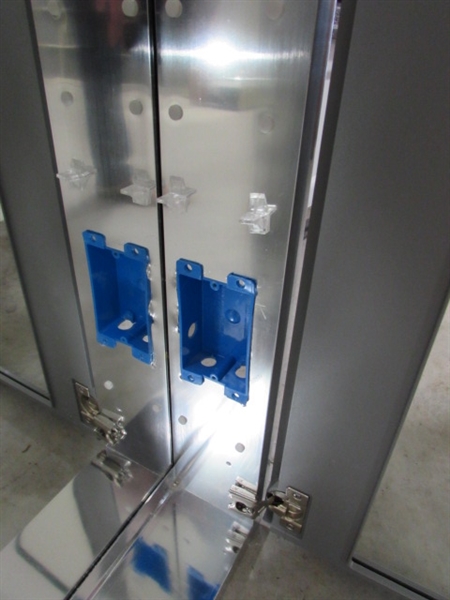 3 WALL MOUNT MEDICINE CABINETS W/BEVELED MIRRORS