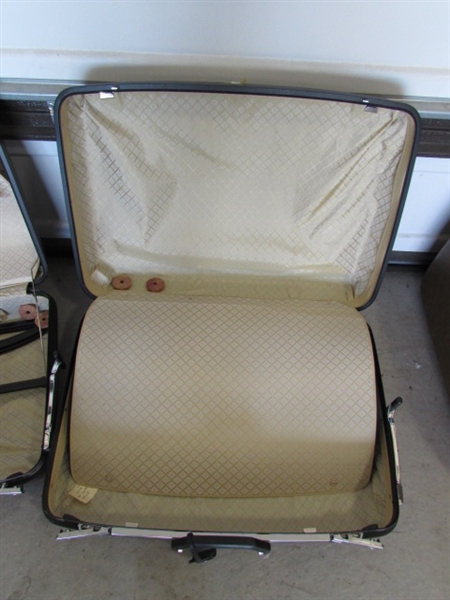 VINTAGE SAMSONITE HARD SHELL LUGGAGE SETS & FOLDING CART